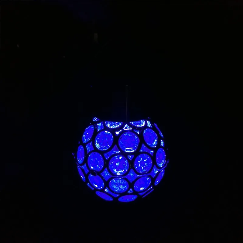 Новый пластиковый светодиод RGB Солнечная энергия лампа Ourdoor Garden Pathway пейзаж