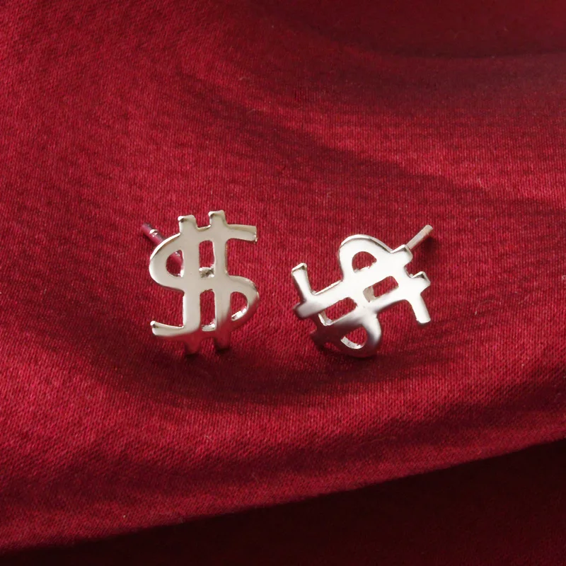 Женские серьги гвоздики с покрытием из серебра и золота|stud earrings|stud earrings for womenearings