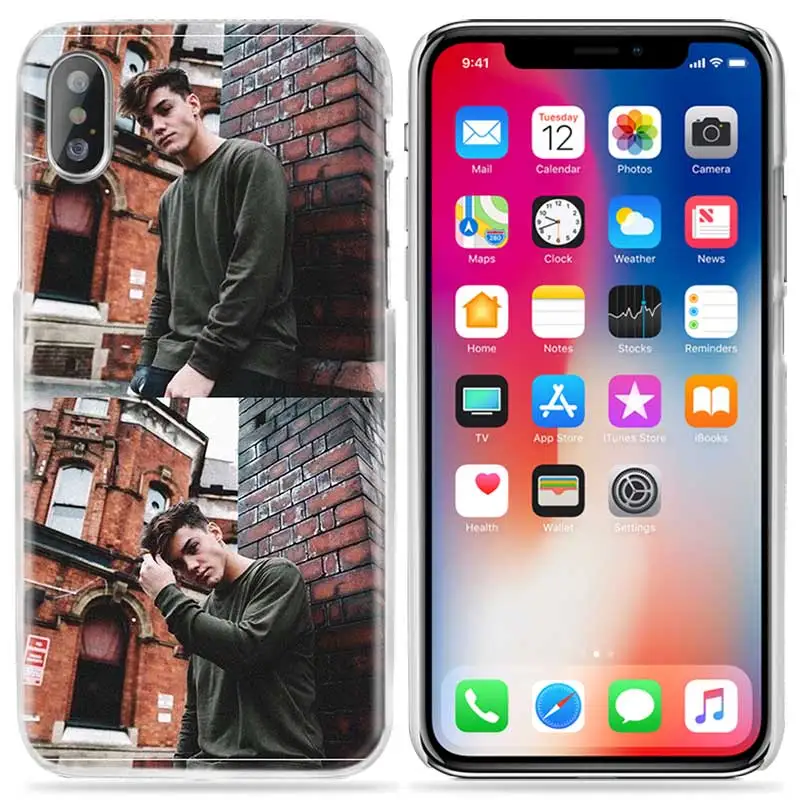 06 Чехол для iPhone XS Max XR X 10 7 7 S 8 6 6 S Plus 5s SE 5 4s 4 5C Жесткий пластиковый прозрачный чехол для телефона доланские Близнецы Грейсон Итан - Цвет: 06