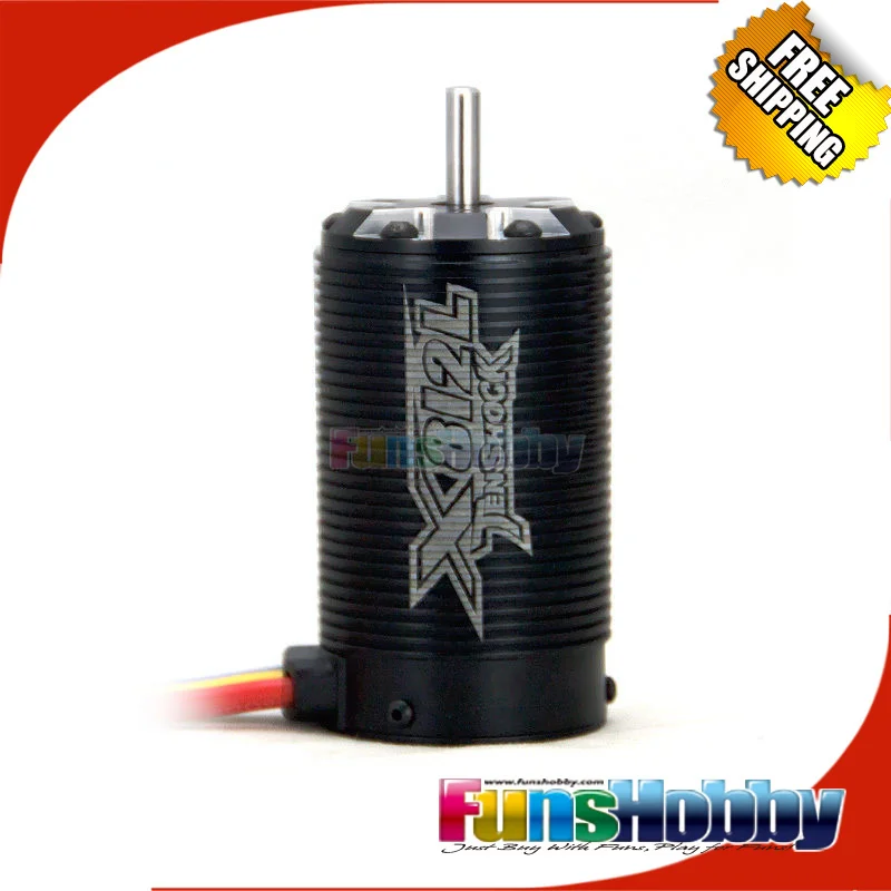 Бесщеточный двигатель Tenshock 6 Pole 1:8 датчик тругги X812L для 1/8 радиоуправляемых