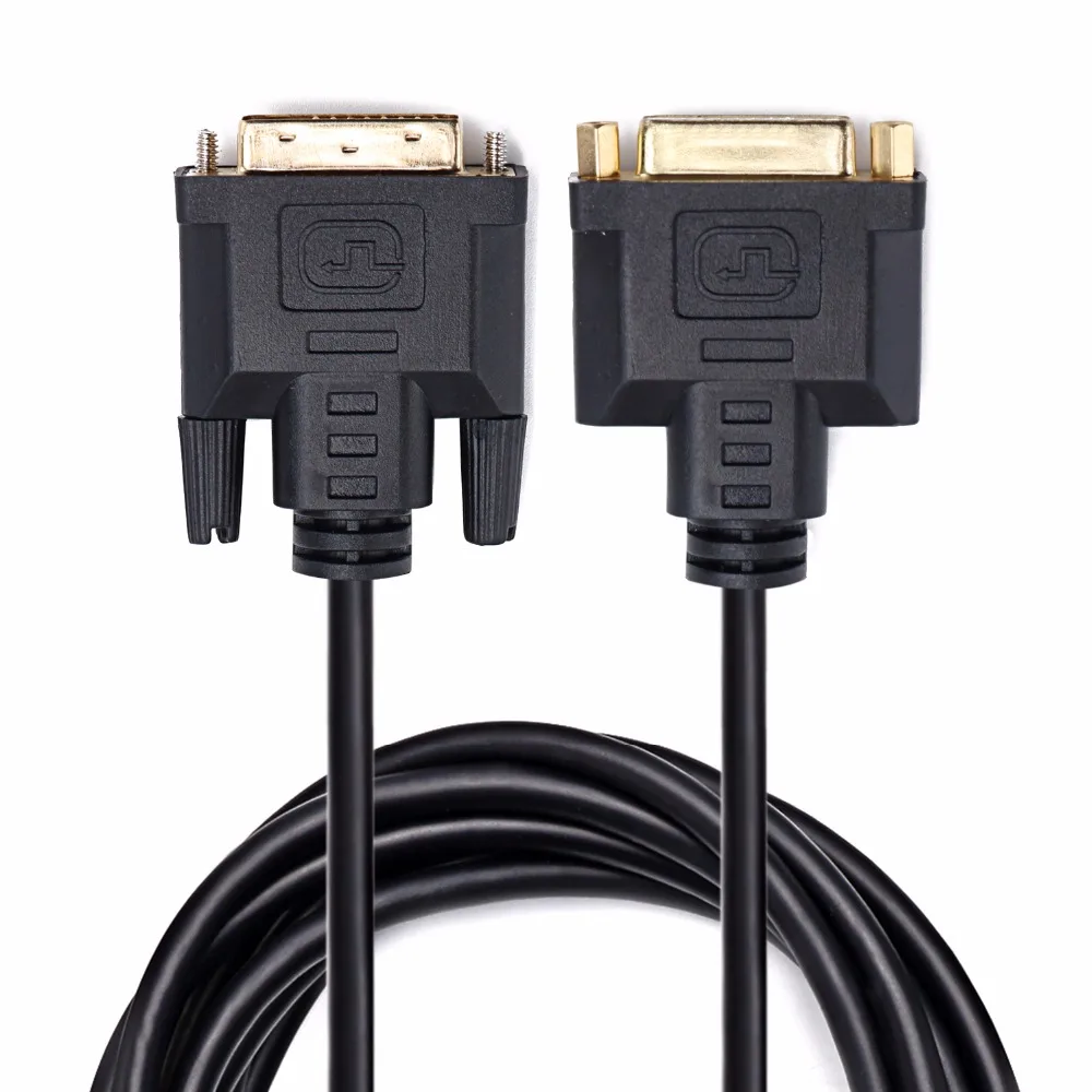 Адаптер кабеля DVI dvi 24 + 5 1 Удлинительный кабель Male Female высокая скорость для