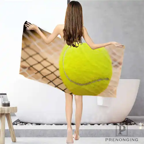 Face or Bath Towel Таможня теннисный мяч(1) тряпка для ванной комнаты полотенце s лицо полотенце/банное полотенце для душа s Размер 33x74 см/72x143 см#18-12-17-05-237 - Цвет: Face or Bath Towel
