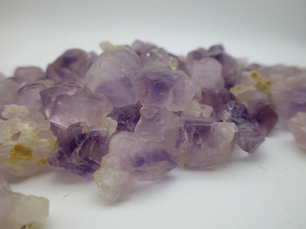50g Natural Amethyst Skeletal Quartz Point Crystal Cluster Healing Specimen Stones Minerals Home Desk Aquarium Decor | Дом и сад