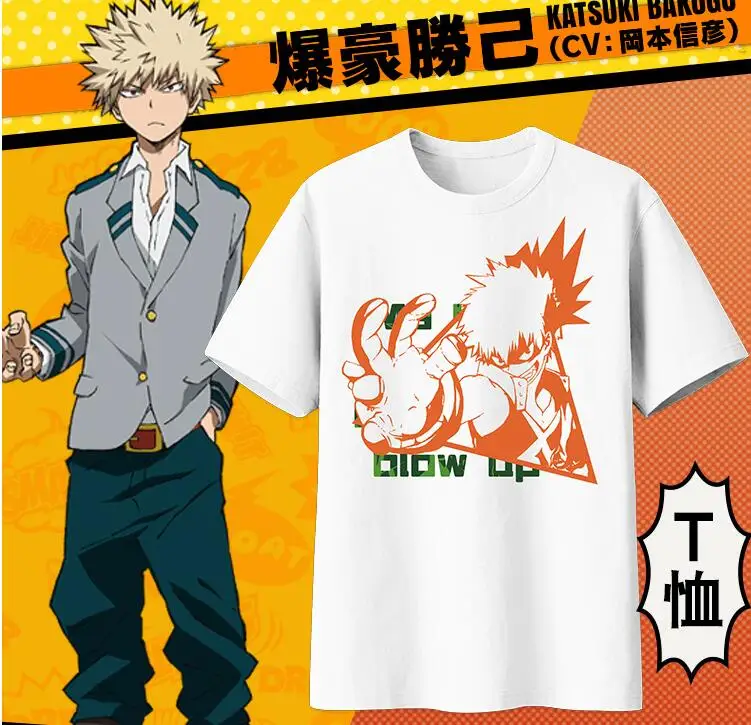 Одежда My Hero Academy Boku no футболки Green valley Midoriya izku Todoroki Shoto katsuki bakugo кимоно| |