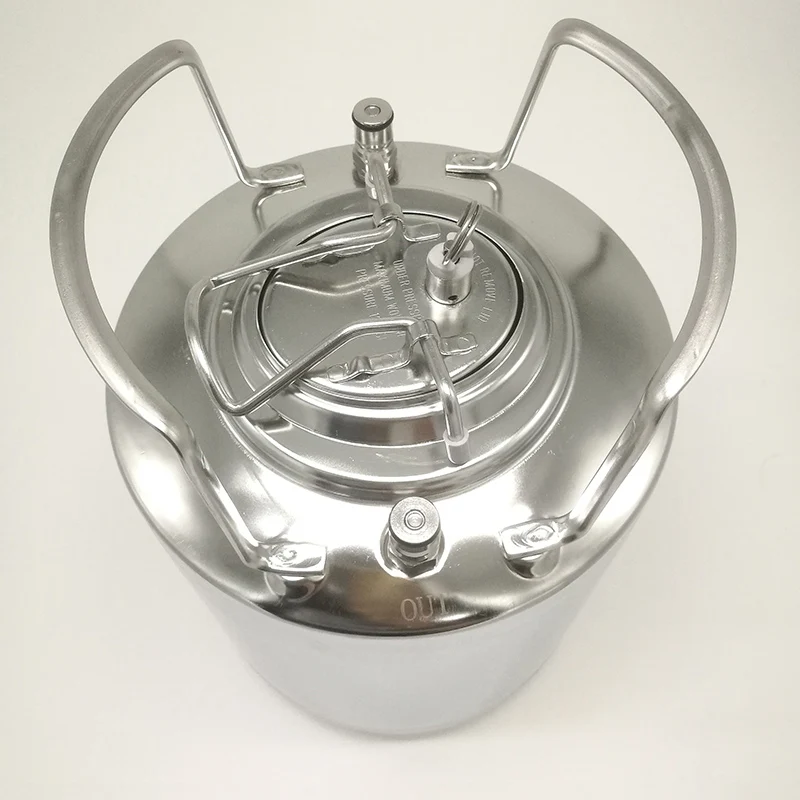 12L Homebrew мини гроулер Keg толщина нержавеющей стали 1 мм кувшин для пива 226,6x413 мм пивоваренное пиво делая Бар Инструмент