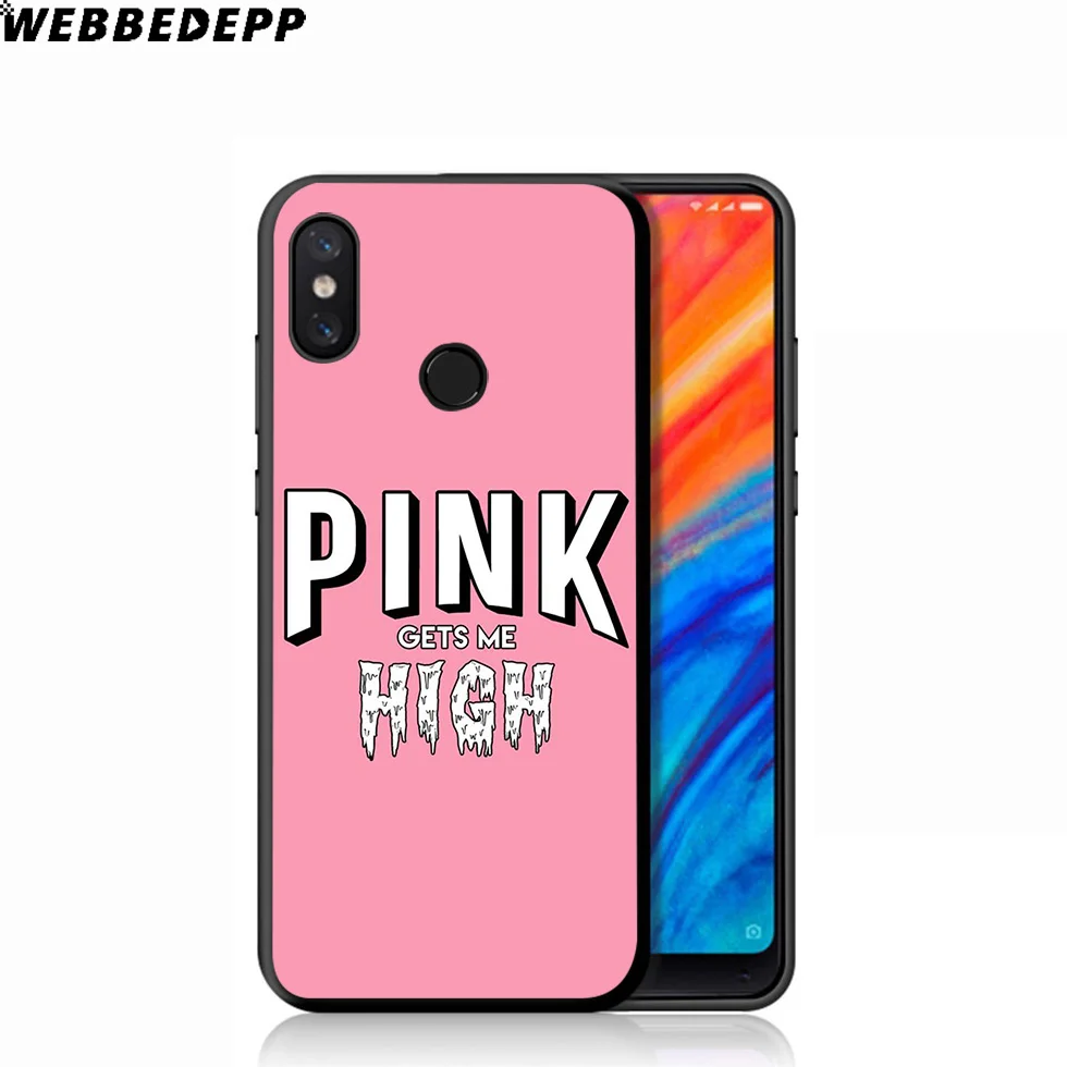 WEBBEDEPP розовый мягкий чехол для Xiaomi Mi 9T 9 8 SE 6 A1 A2 A3 Lite MiA1 MiA2 MiA3 F1 MAX 3 Mi8 CC9E CC9 |