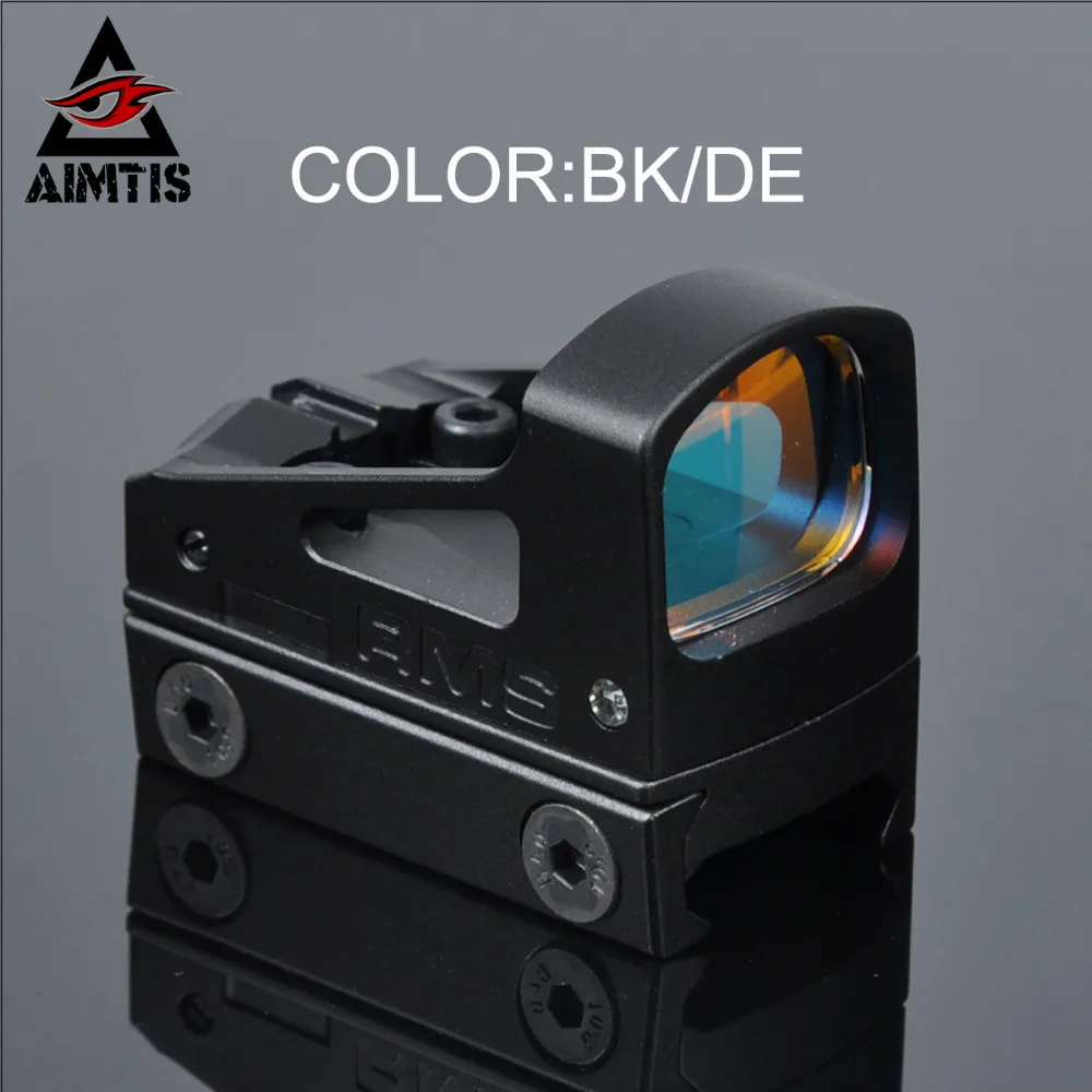 AIMTIS охотничьи прицелы RMS Reflex Mini Red Dot Sight с вентилируемым креплением и прокладками