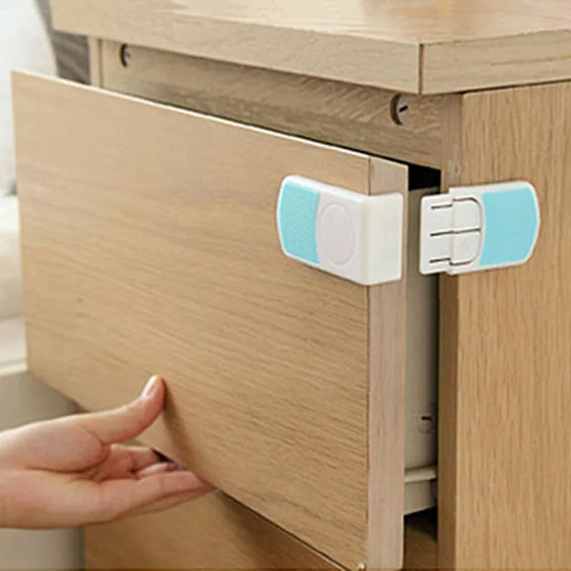 5 шт./лот пластиковые замки безопасности для детей Детский дверной шкаф