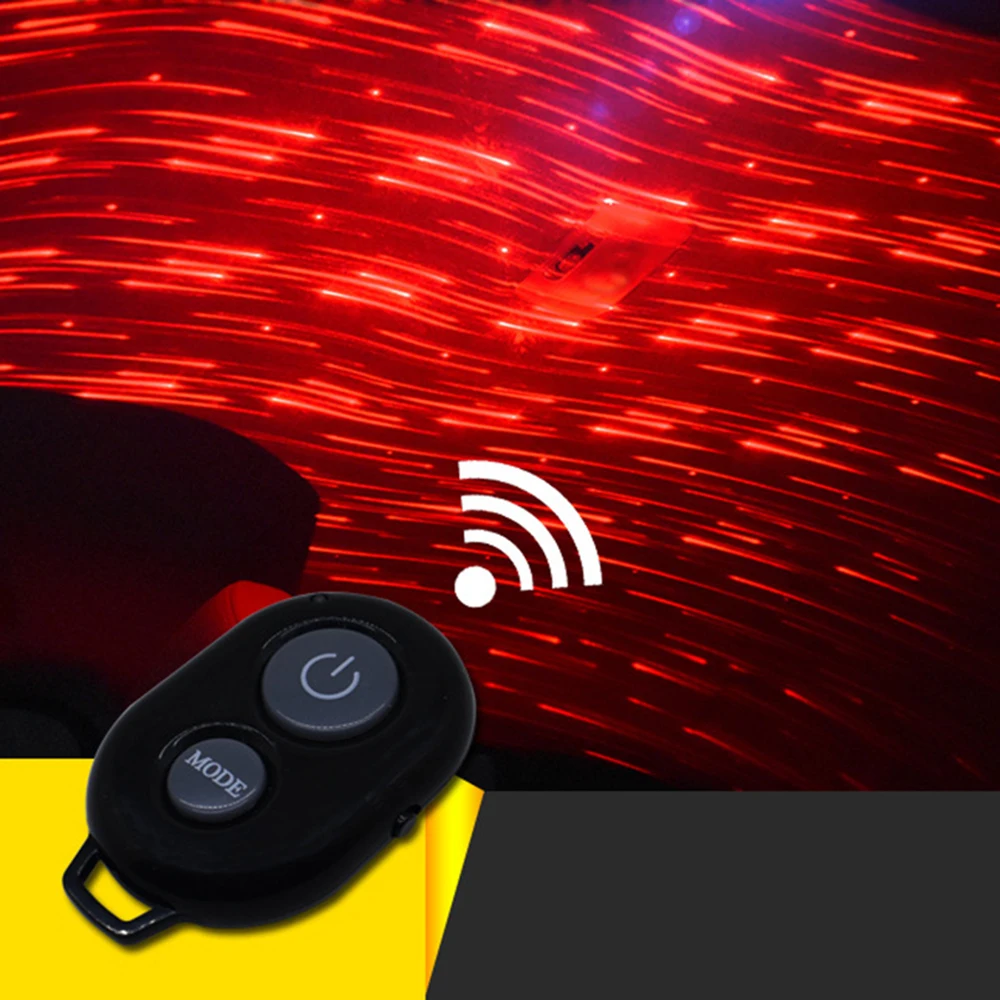 Универсальный автомобильный проектор светодиодная декоративная лампа с USB