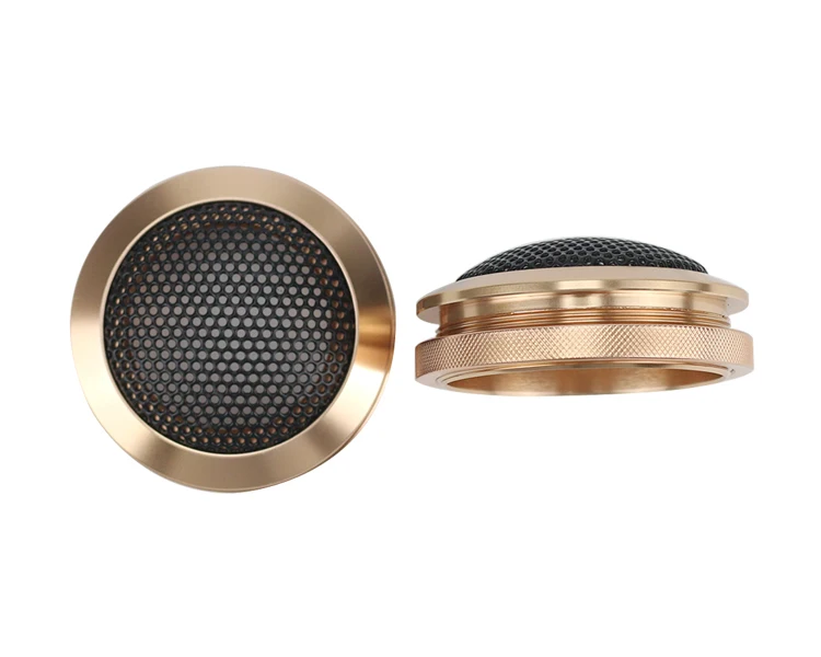 GHXAMP 2 шт 1,5 дюймов Алюминиевый автомобильный твитер динамик гриль сетка корпус Защитная крышка корпус динамик DIY