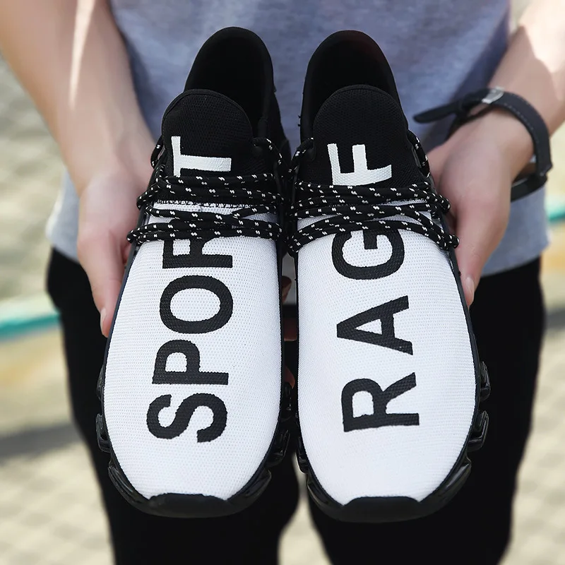 2021 Hot Sale Men Running Shoes Men's Casual Outdoor Shock Sneakers Large Size Couple Fashion Vulcanized 1.8a |