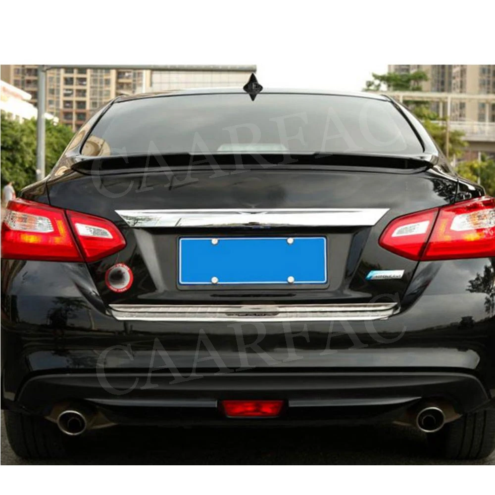 ABS Material Rear Spoiler for Nissan Altima Teana 2016 2017 2018 Trunk Boot Trim Sticker Wings | Автомобили и мотоциклы