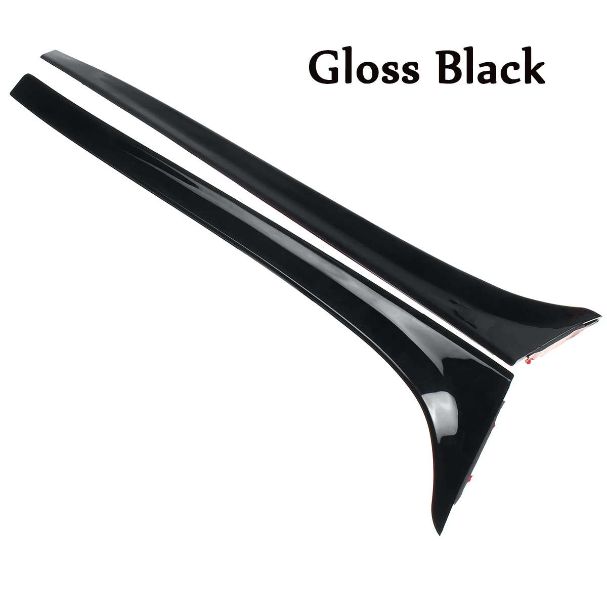 Gloss black Заднее стекло из углеродного волокна, боковой спойлер, крыло для VW GOLF 7 MK7 GTD R-, автостайлинг, авто аксессуары - Цвет: Gloss black