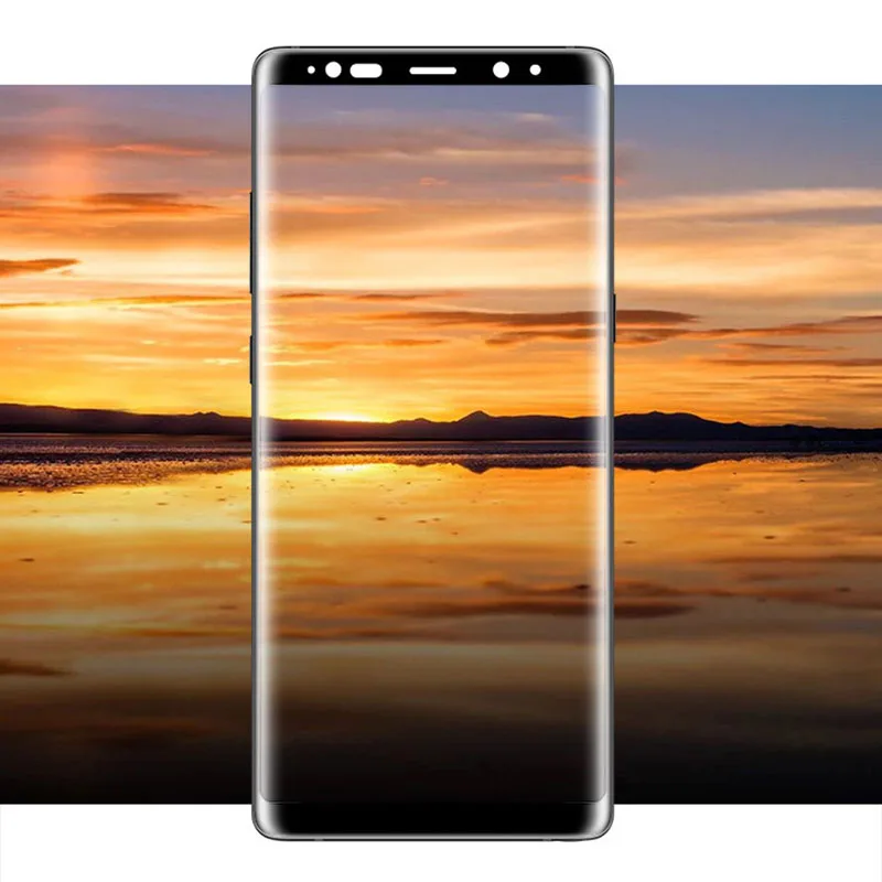 9H 3D изогнутый край Полное покрытие закаленное стекло для Samsung Galaxy S6 Edge Plus S7 S8 Note 8