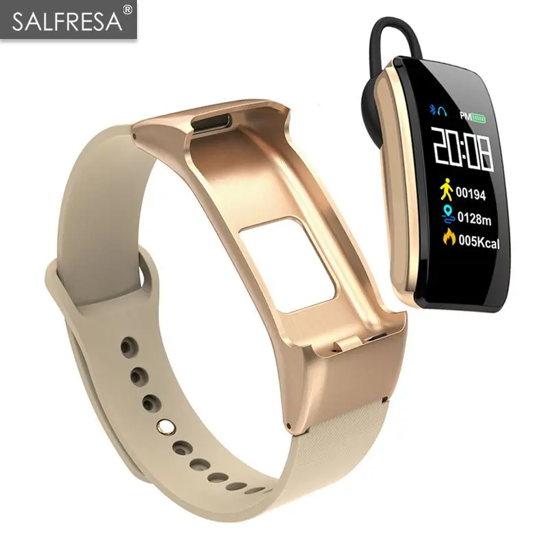 Умные разговоры браслет Фитнес трекер SALFRESA B31 монитор сердечного ритма Bluetooth
