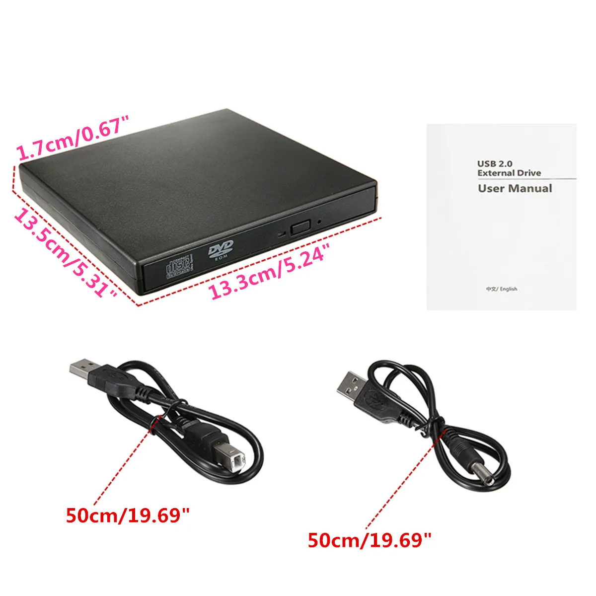 S SKYEE Внешний оптический привод Combo USB 2,0 компакт-дисков/DVD-ROM CD-RW плеер горелки Портативный считыватель Регистраторы для портативных ПК