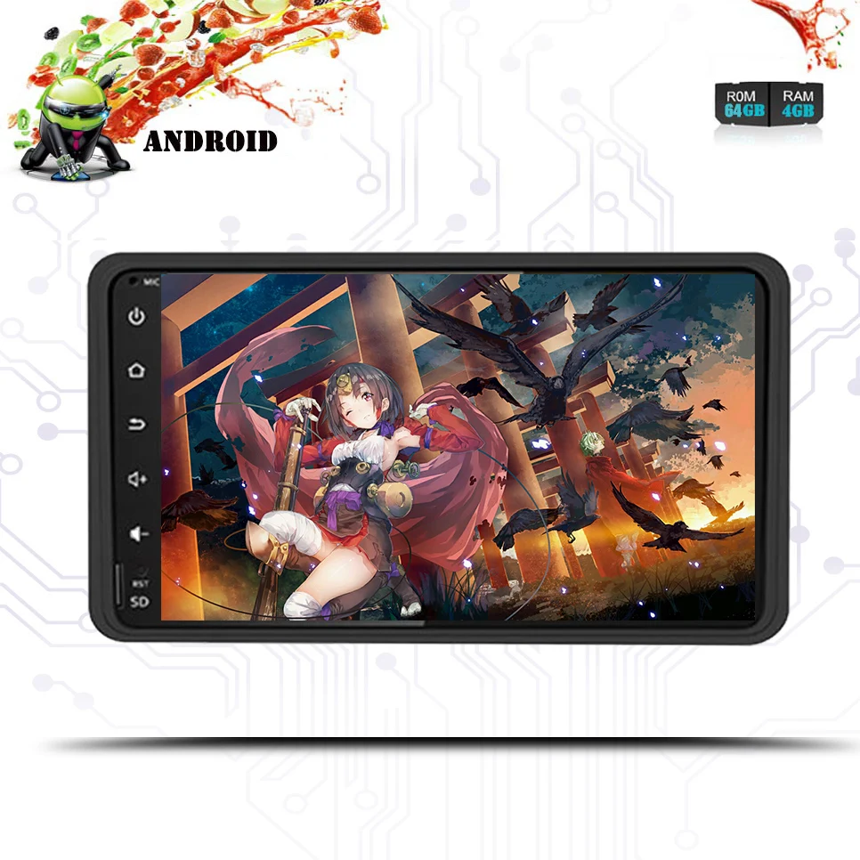 Deckless Octa Core 7 &quotAndroid 9 0 Автомобильный DVD плеер для Suzuki Jimny 2005 2006 2018 gps РАДИО wifi стерео