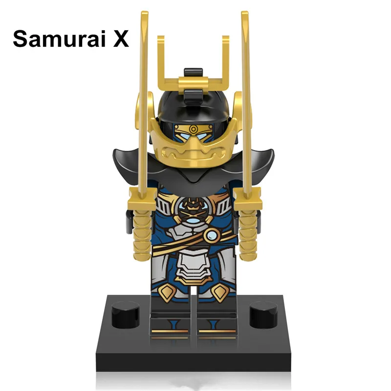 8 шт./лот Kai/Krux/Samurai X/NYA мини ниндзя рисунок цифры строительные блоки совместимые с