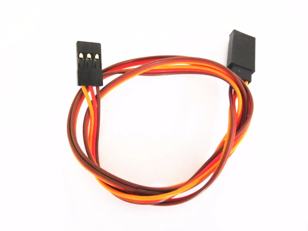100 шт. 15 см/20 см/30 см/50 см/60 см/90 см/100 см 26AWG сервоудлинитель JR штекер на Futaba гнездо