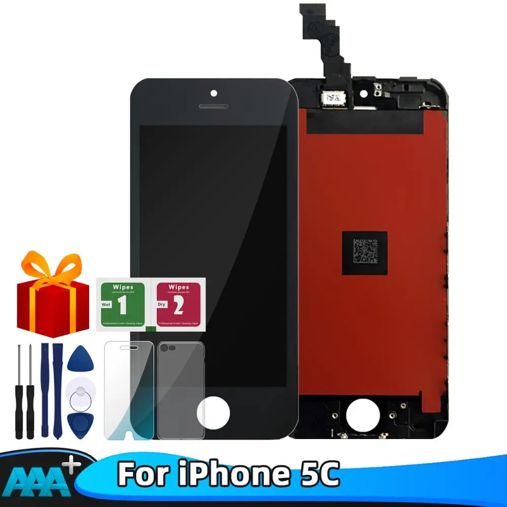 Высококачественный ЖК-дисплей для iPhone 5C сенсорный экран дигитайзер в сборе