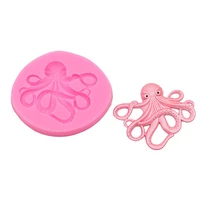 octopus sugar cake silicone mold handmade chocolate crafts gadgets dessert decorative molds diy pastry baking tools candy mold