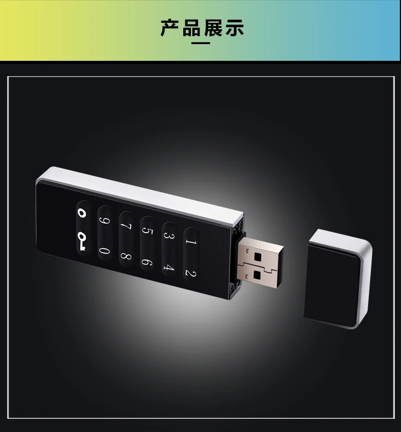 High-скорость Зашифрованные USB Flash Drive U диск с 16 ГБ 32 64 128 Емкость совместимость Все