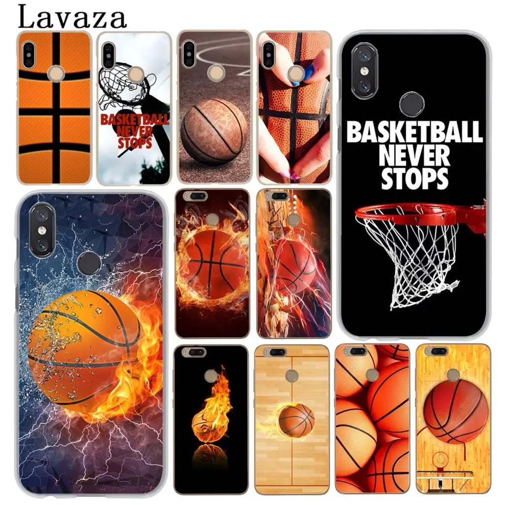Чехол для телефона Lavaza Basketball dark Xiaomi MI 10 9 9T CC9 CC9E A3 Pro 8 SE A2 Lite A1 6 pocophone f1