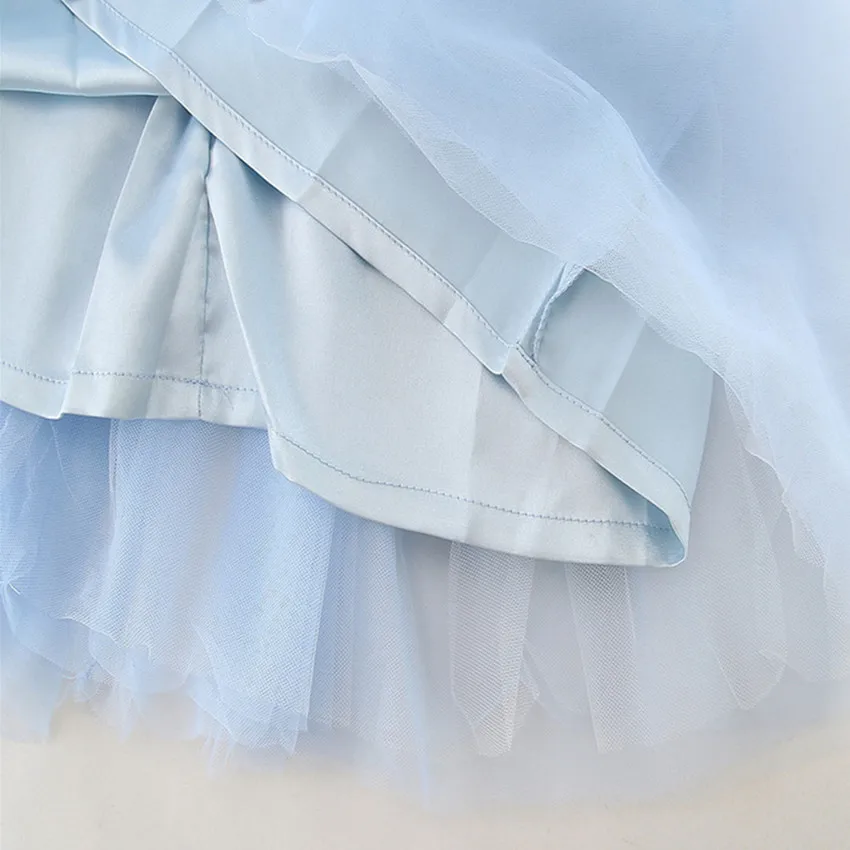 Платье Эльзы костюм для девочек платье Золушки на бретельках фатиновые Платья с