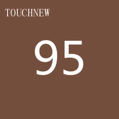 95 TOUCHNEW, 168 цветов, одиночные художественные маркеры, кисть, эскиз, на спиртовой основе, маркеры, двойная головка, манга, ручки для рисования, товары для рукоделия - Цвет: 95