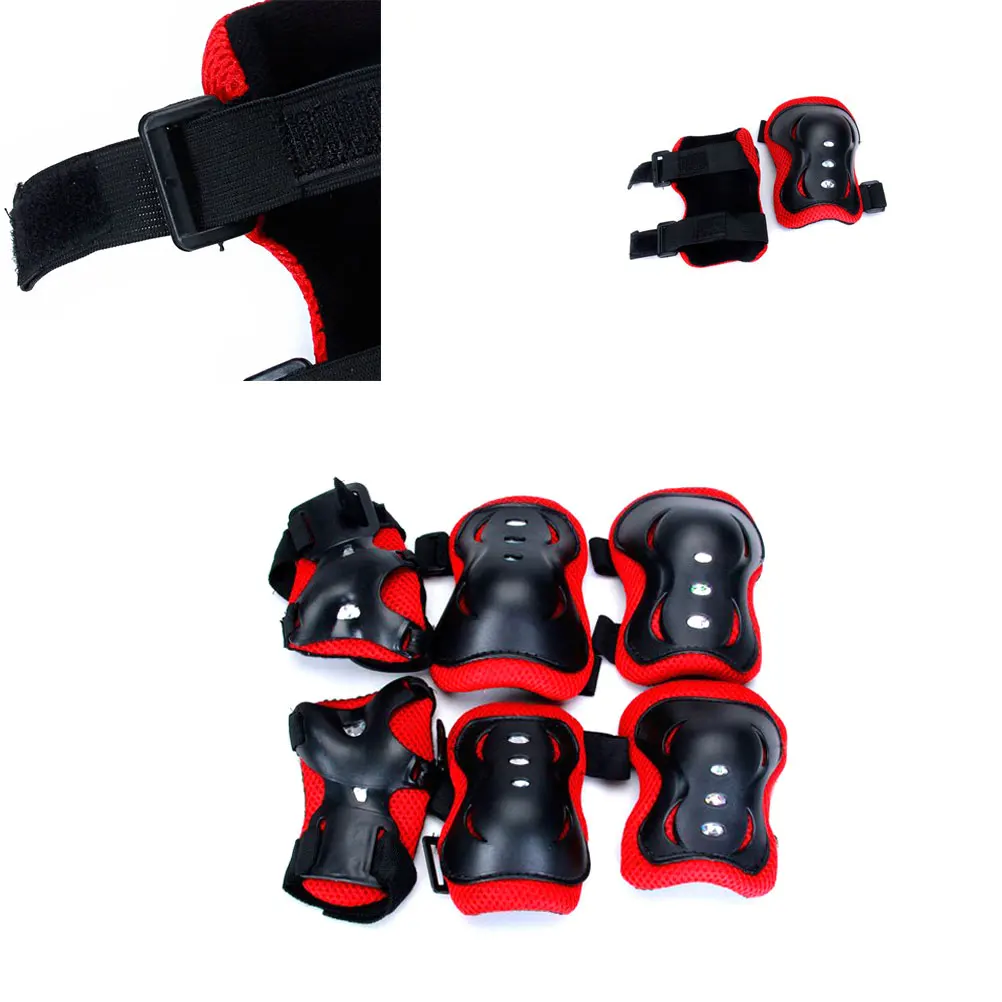 1 пара подушечки на запястье защитные прочные Регулируемые Наколенники для детей