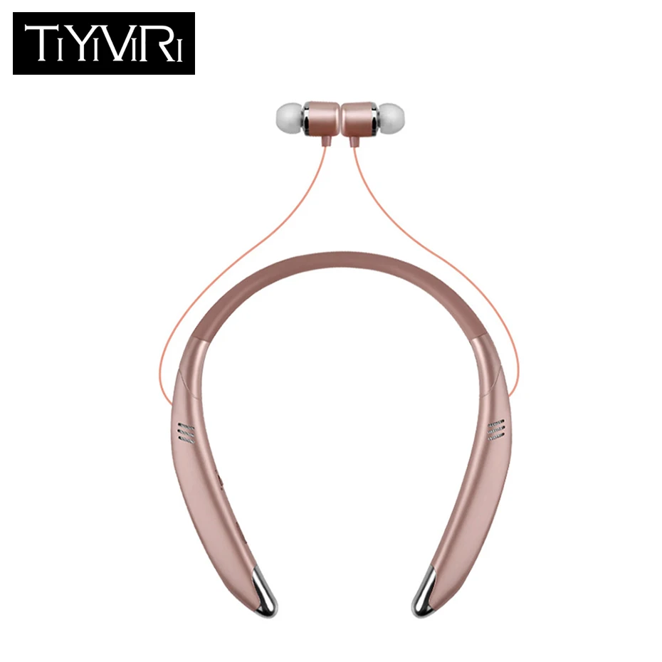 Bluetooth наушники Спортивная Беспроводная гарнитура стерео 4 1 со спикером с