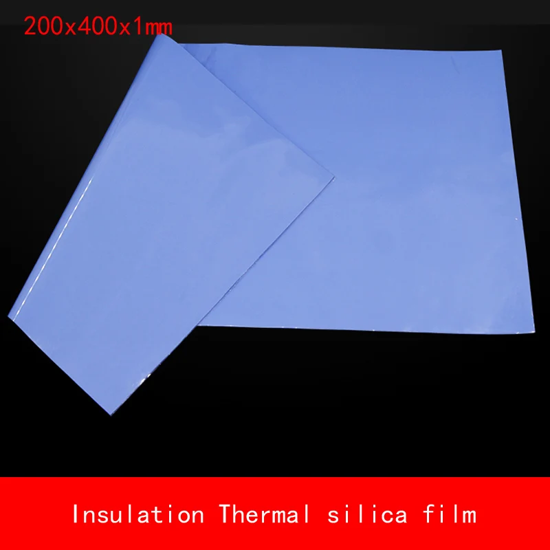 200*400*1MM blue insulation 4.0W/m.k High thermal conductivity silica film soft easy to cut for Video card CPU IC | Обустройство дома