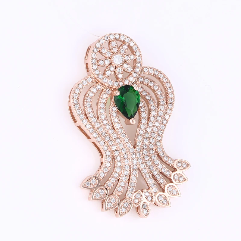 

Copper Jewelry Vintage Zircon Flower Charms For Jewelry Making Diy Micro Pave Crafts Bijoux Pendants For Bracelet Wholesale