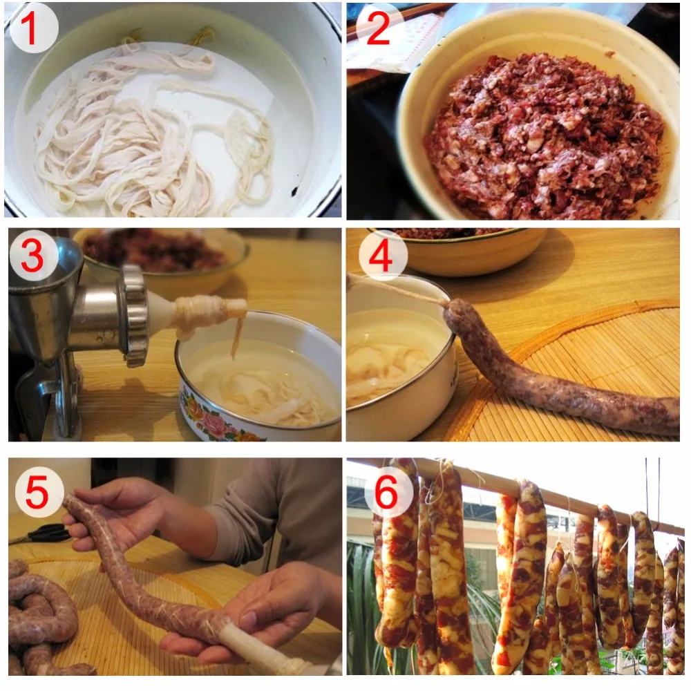 

7pcs/Lot Large Casings for Sausage Salami Each Length:100cm Wide:75mm,Salami, Sausage Packaging Tools Inedible Casings