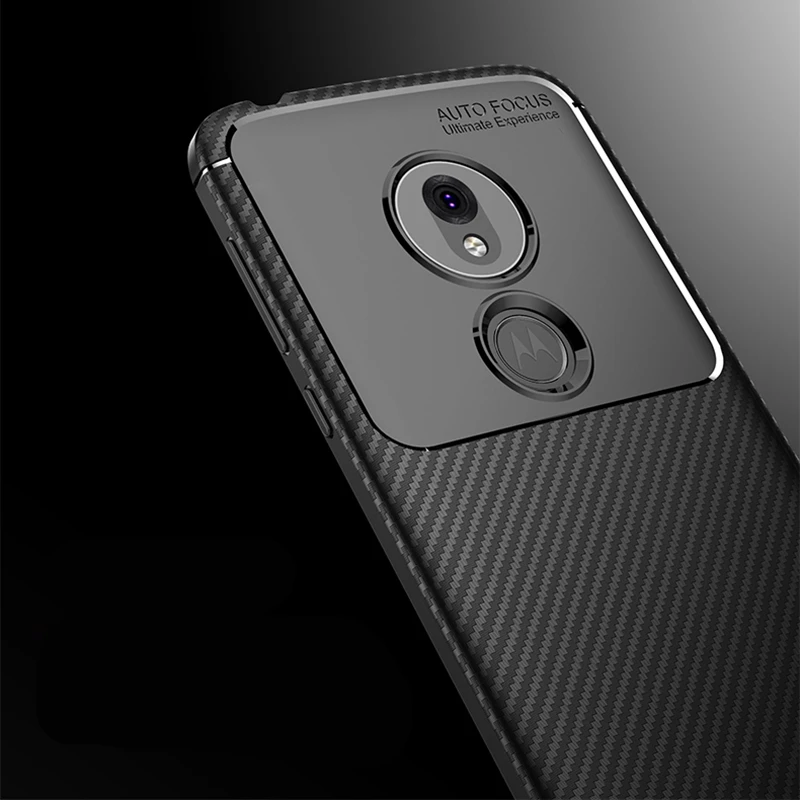 Чехол из углеродного волокна для Motorola Moto G7 Power чехол 6 2 дюйма тонкий прочный