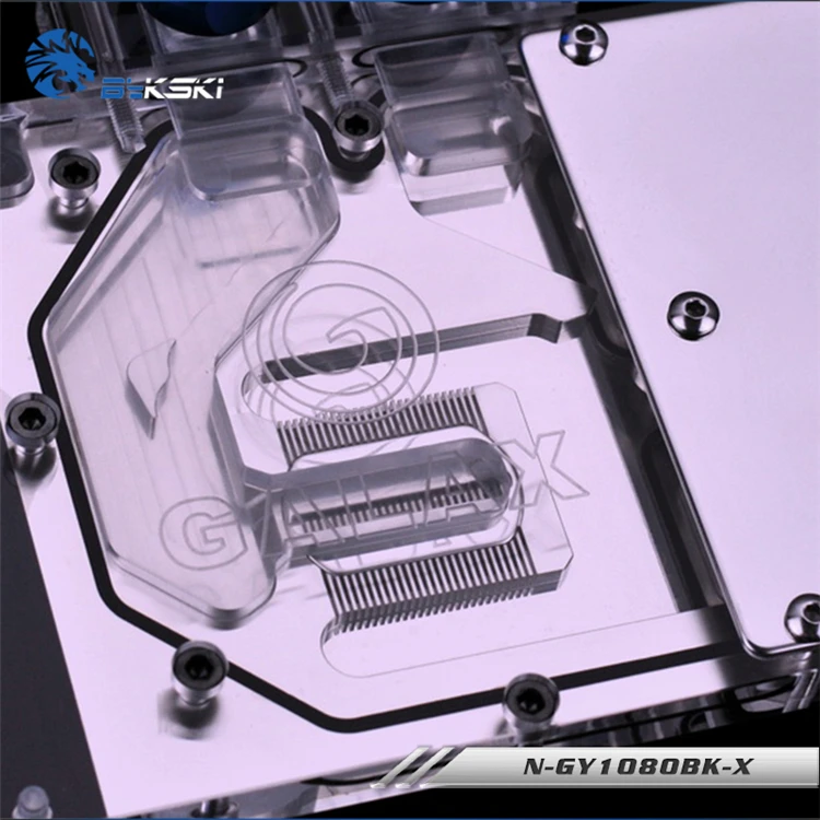 Блок для воды Bykski геймеров Galaxy Geforce GTX 1080/1070Ti/1070/1060 1080/1070ti/1070 8G N GY1080BK X|Кулеры и