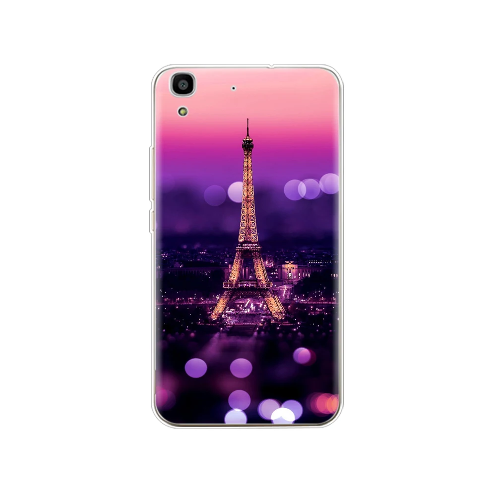 Для Honor 4A чехол для huawei y6 2015 Силиконовый ТПУ задней панели телефона Huawei Y6 мягкий