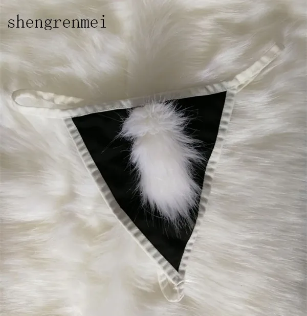 Shenglenmei 2019 экзотические брюки сексуальные мужские стринги с плюшевыми