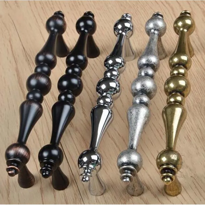 5 &quotВинтажная Φ Серебряная черная pull 96 мм ручка под старину серебряное |