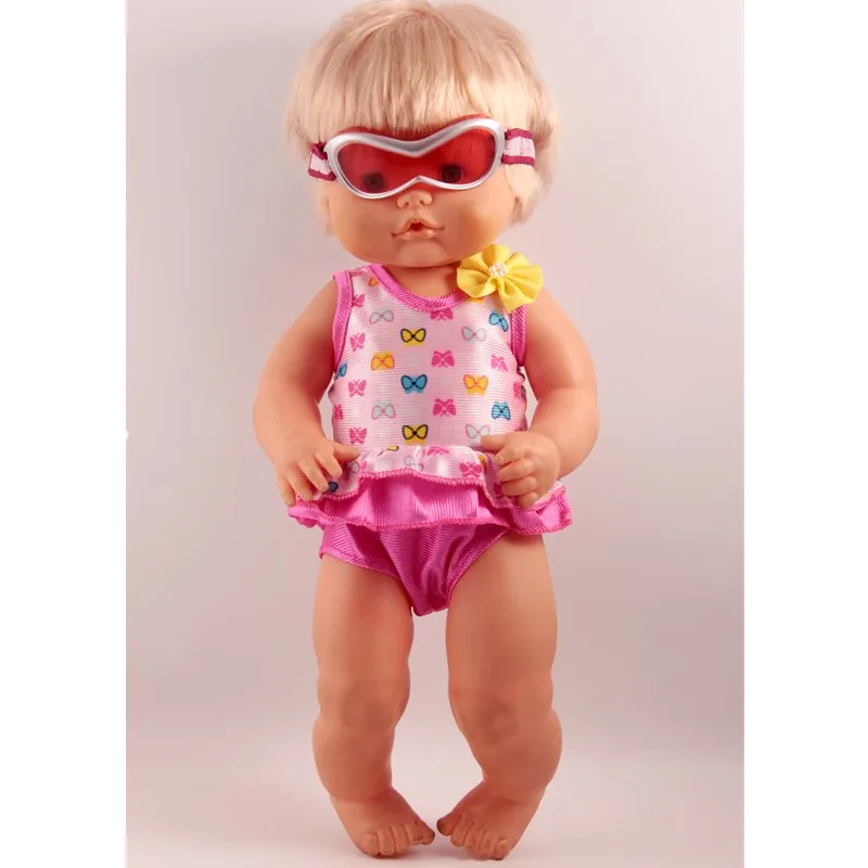 Купальный костюм для кукол 41 см Nenuco Doll y su Hermanita купальник с пятью листьями и