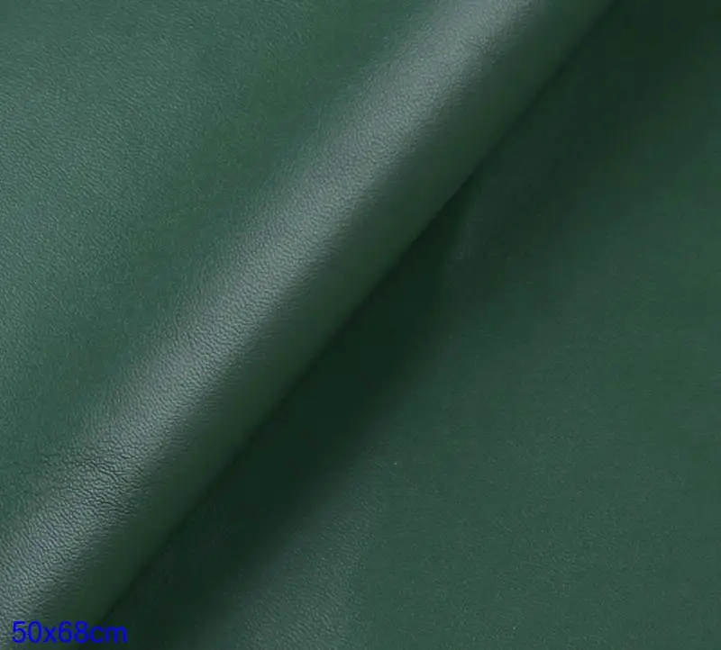 50x68 см искусственная ткань из искусственной кожи, эко кожа, мебельный материал, автомобильная Напа, виниловая кожа, кожзам, ткань для обивки стульев - Цвет: 21 green