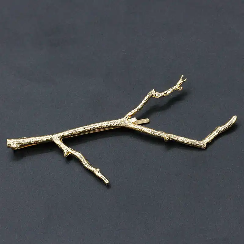 1 Vintage Tree Branch Hair Clip Gold Silver Color Hairpin Girls Women Hair Accessories Headwear Hairgrips - Цвет: 1