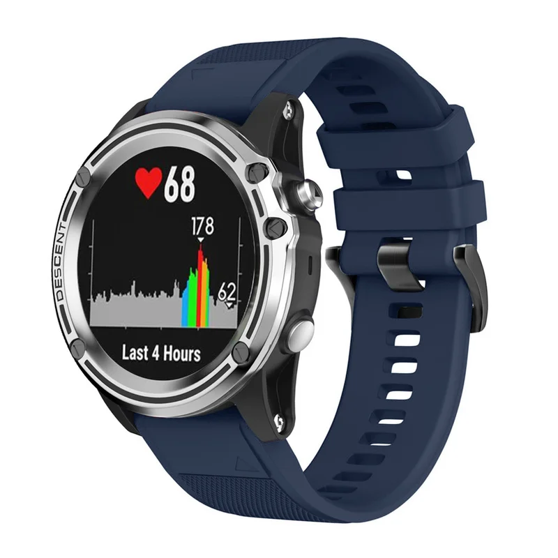 26 22 20 мм ремешок для часов Garmin Fenix 5X 5 5S 3 3HR D2 S60 GPS часы быстросъемный силиконовый