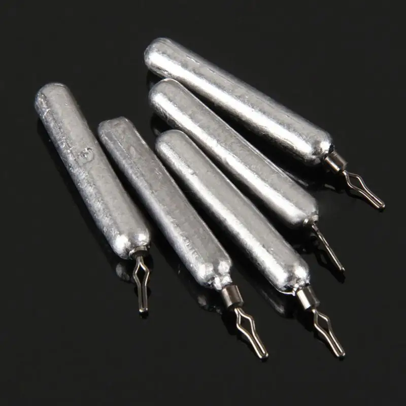 5 шт. рыболовный грузик из свинца тапочки материала на Rig 360 градусов вращающийся