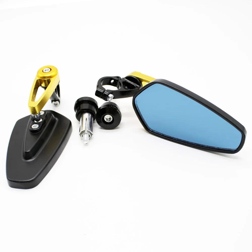 

Universal Handlebar Grips Side Mirror Motorcycle Rearview Mirror For Kawasaki versys Z800 Z750 Z1000 ZZR600 W800 z 800 1000 750