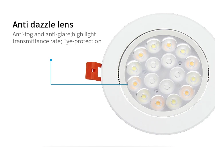 Mi Light 9W RGB+CCT LED Ceiling Spotlight AC 86~265V Brightness Adjust 2.4G FUT092 Remote / WiFi IBOX APP Control Downlight |