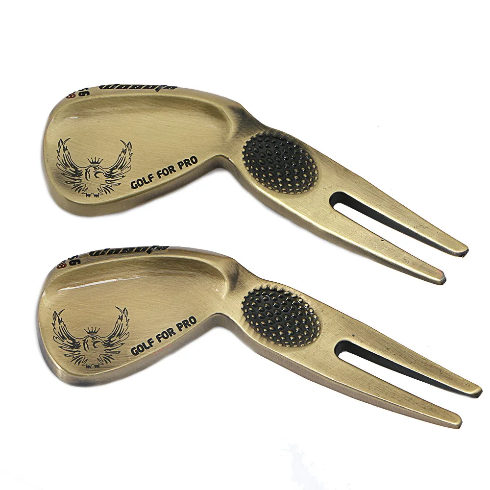 Golf Divot Repair Switchblade инструмент Pitch Groove Cleaner Golf Pitchfork аксессуары для гольфа зеленые вилки Прямая поставка