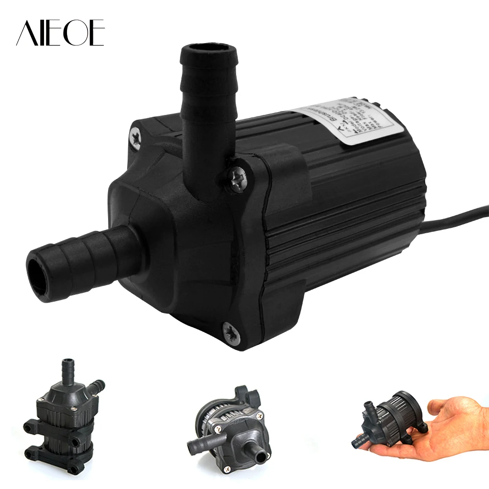 AIEOE DC 12V 450L/h 16 футов микро электрический бесщеточный водяной насос погружной для