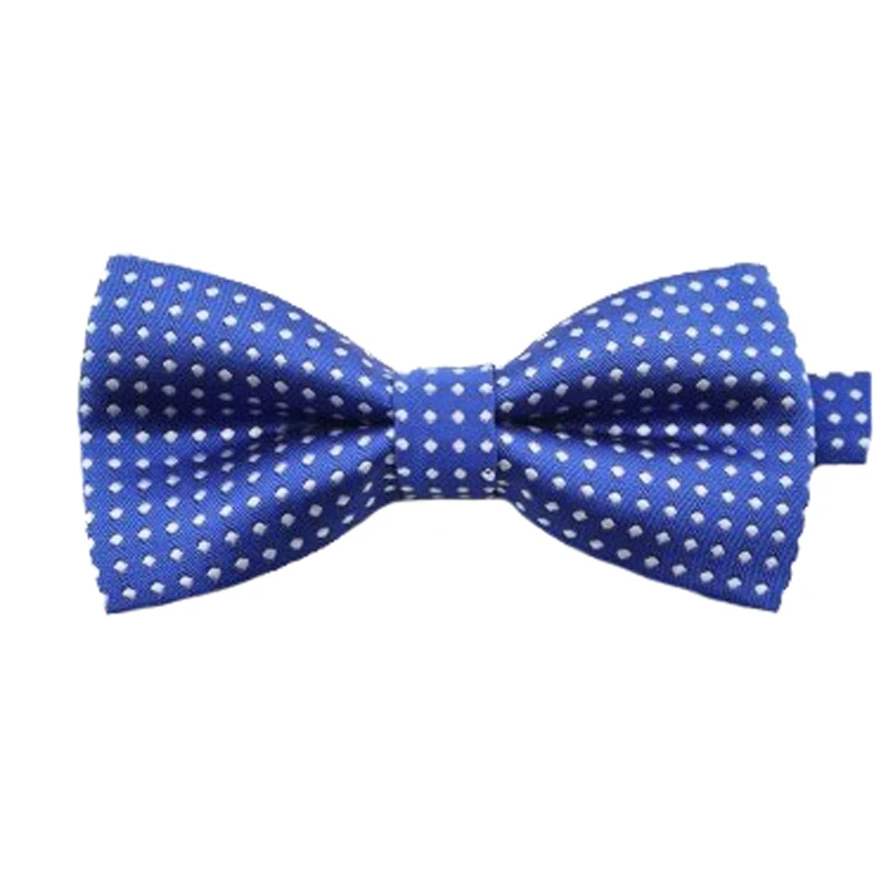 Royalblue Детский модный формальный хлопковый галстук-бабочка, детский классический галстук-бабочка в горошек, цветная бабочка для свадебной вечеринки, галстук бабочка для питомца Галстуки для смокинга HB0005 - Цвет: Royalblue