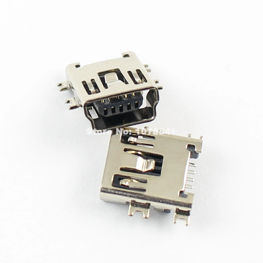 100 шт. мини USB B 5 контактный разъем SMT Панель крепление разъем|connector smt|connector femaleconnector